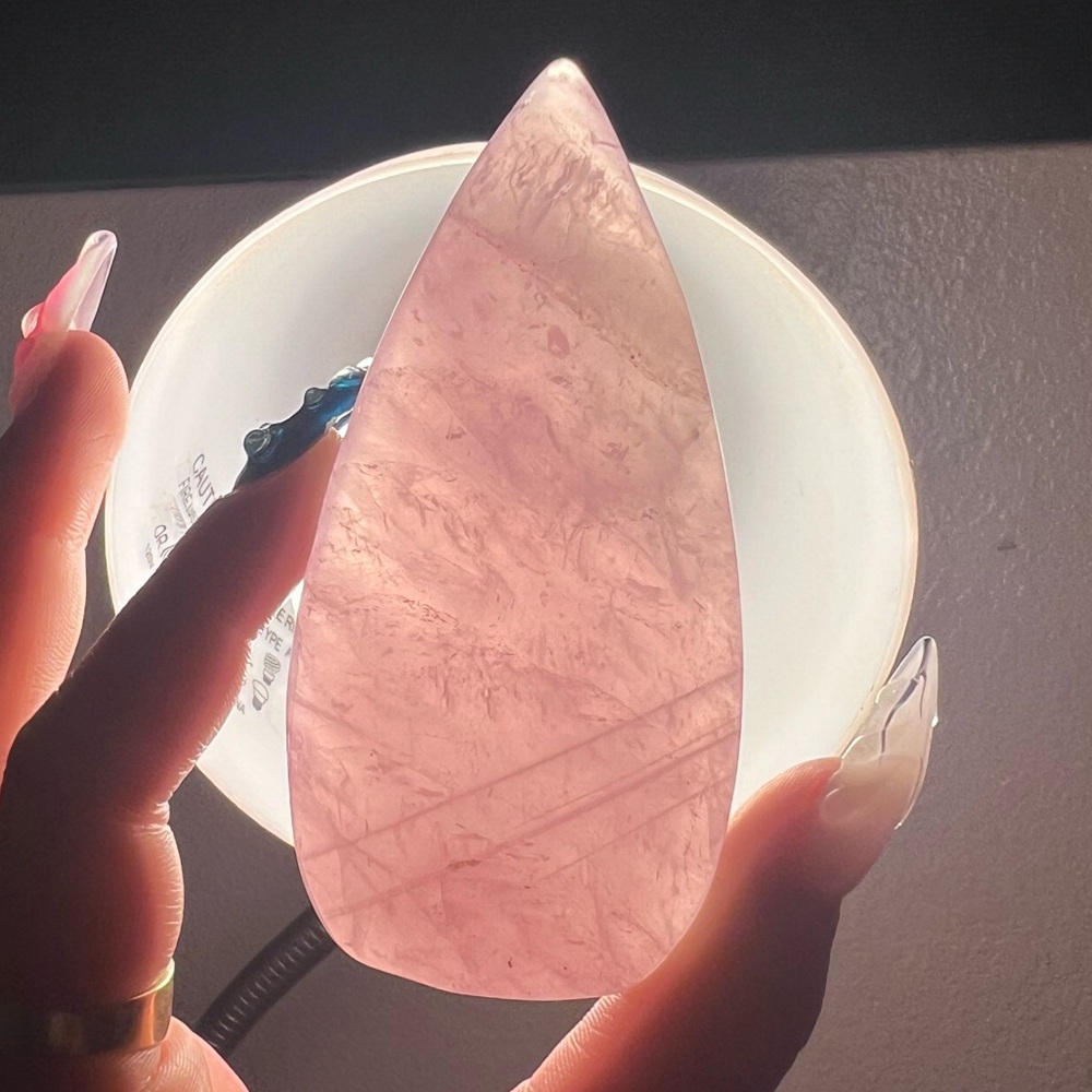 Blue Rose Quartz Teardrop (3)
